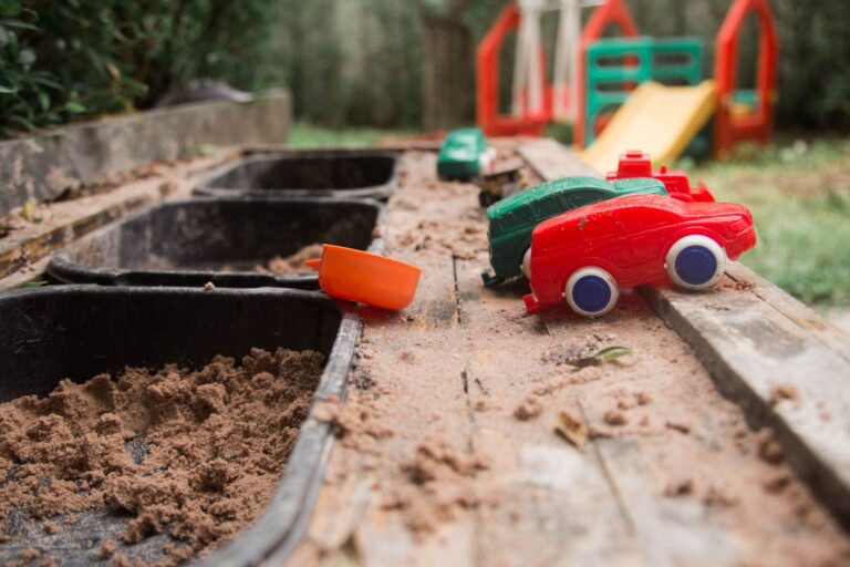 Children garden play