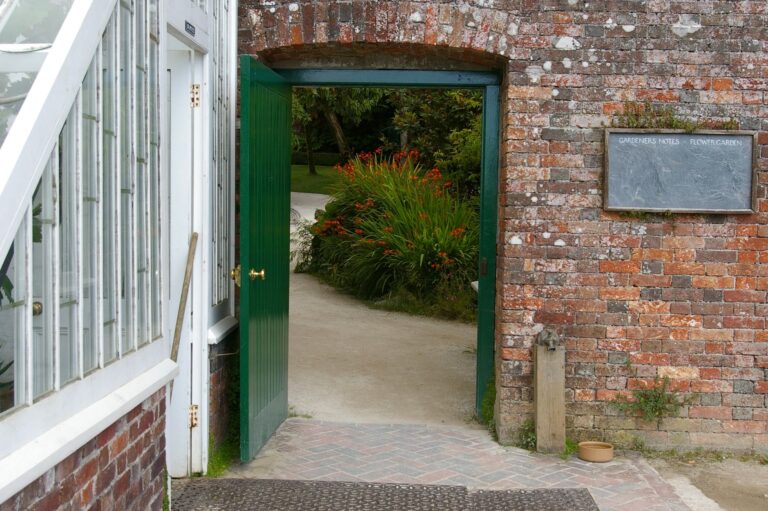 Narrow garden path