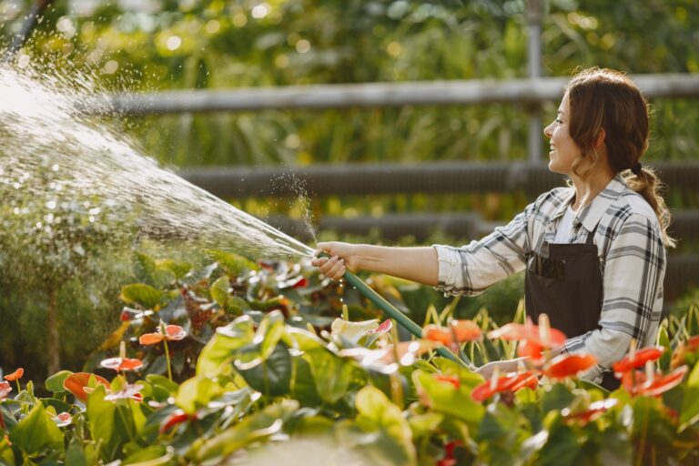 Backyard garden hose