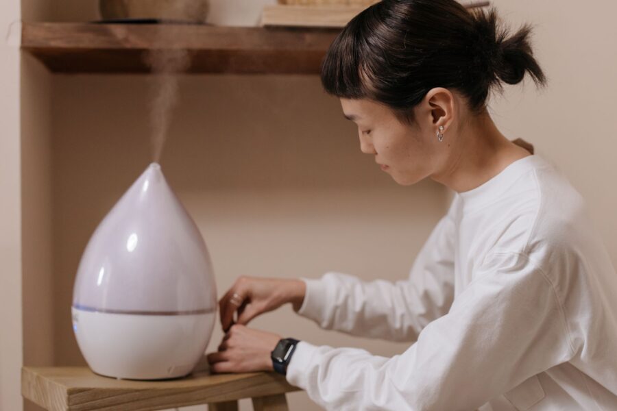 Indoor plants humidifier