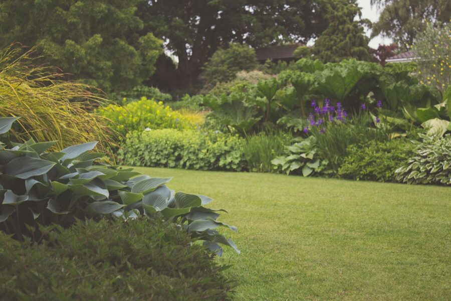 Layered garden border