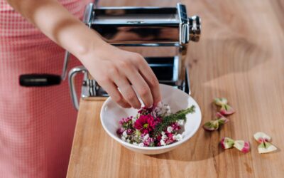 Designing an edible flower border that looks good and tastes even better