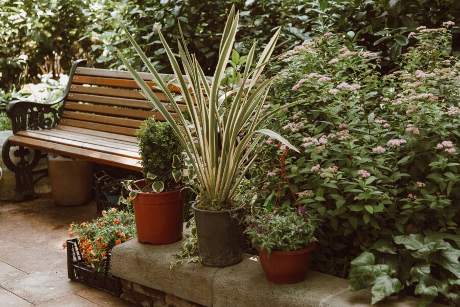 Small garden seating