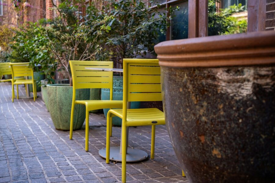 Container garden patio