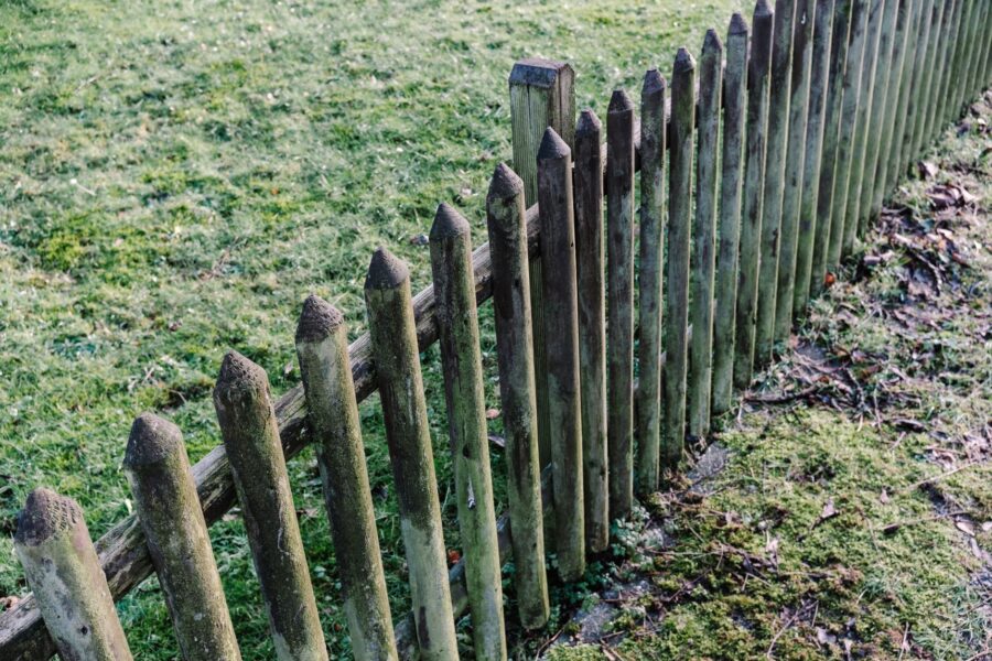 Fence border garden
