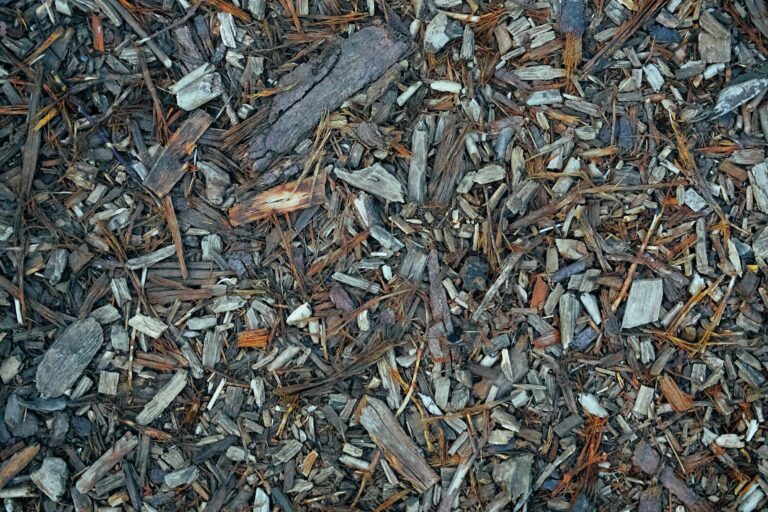 Garden bed mulch