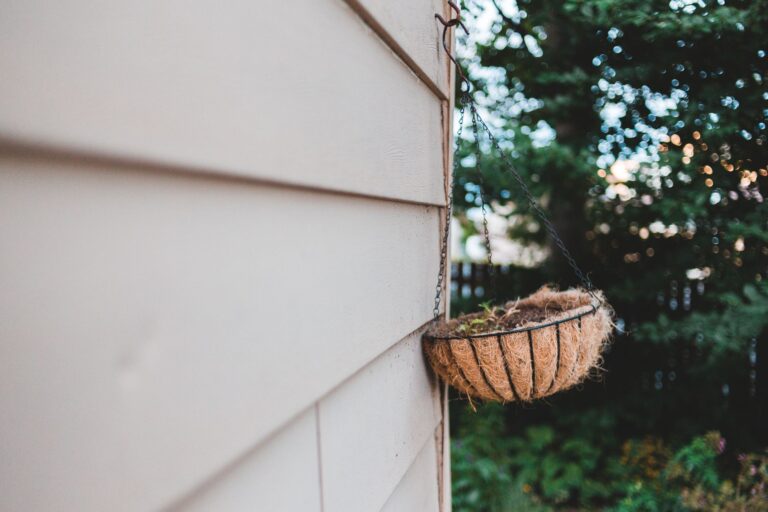 Porch hanging baskets