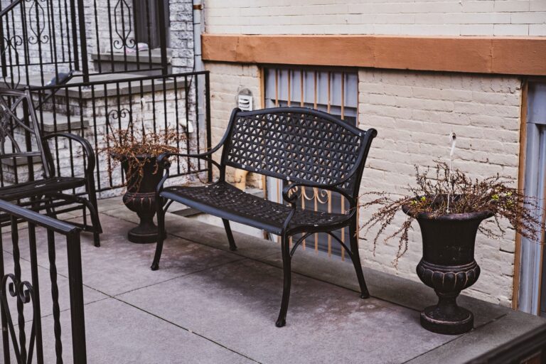 Urban backyard garden